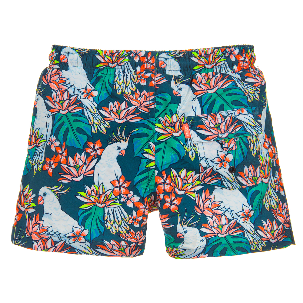 Sunuva-Boys Green Swim Shorts UPF50+ | Childrensalon Outlet