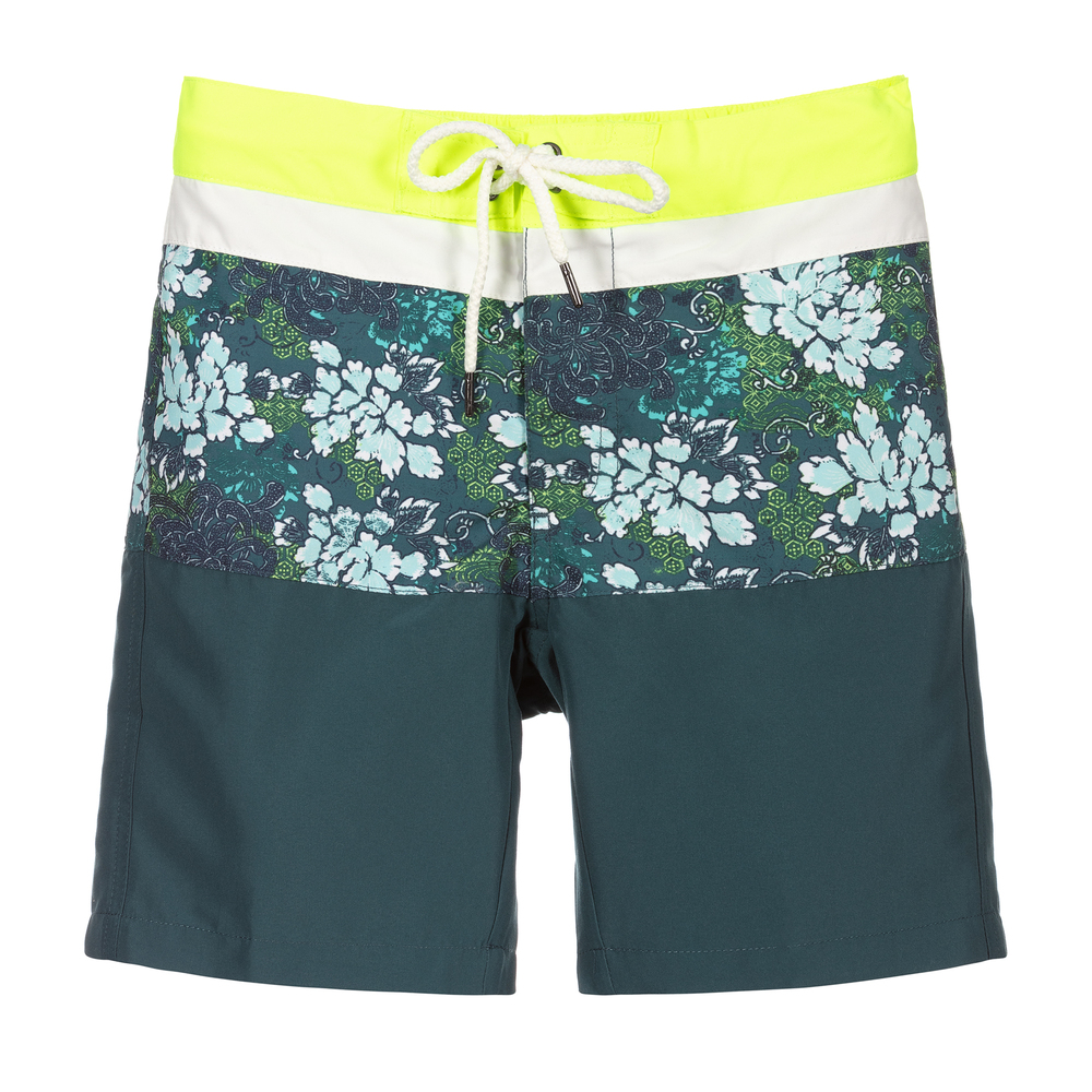 Sunuva - Boys Green Swim Shorts UPF50+ | Childrensalon