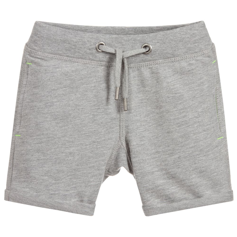 Sunuva - Boys Grey Cotton Shorts | Childrensalon