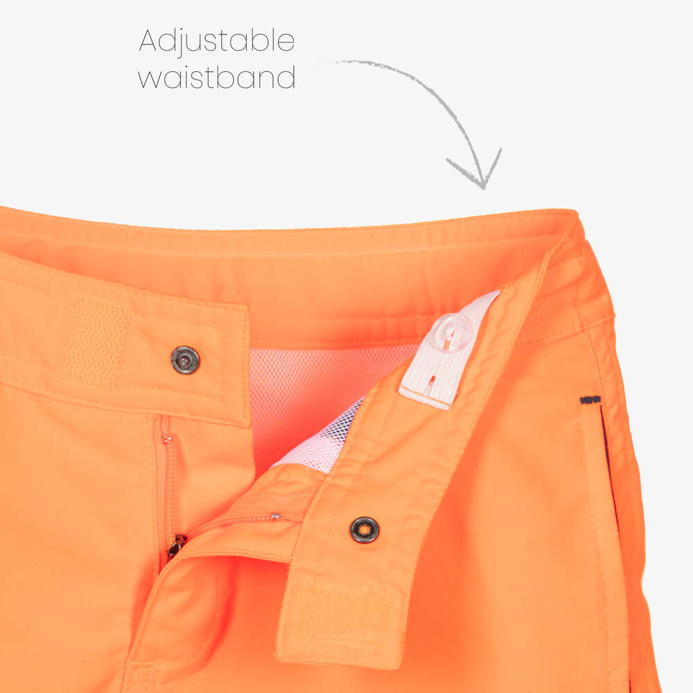 Sunuva-Boys Neon Orange Swim Shorts (UPF 50+) | Childrensalon Outlet