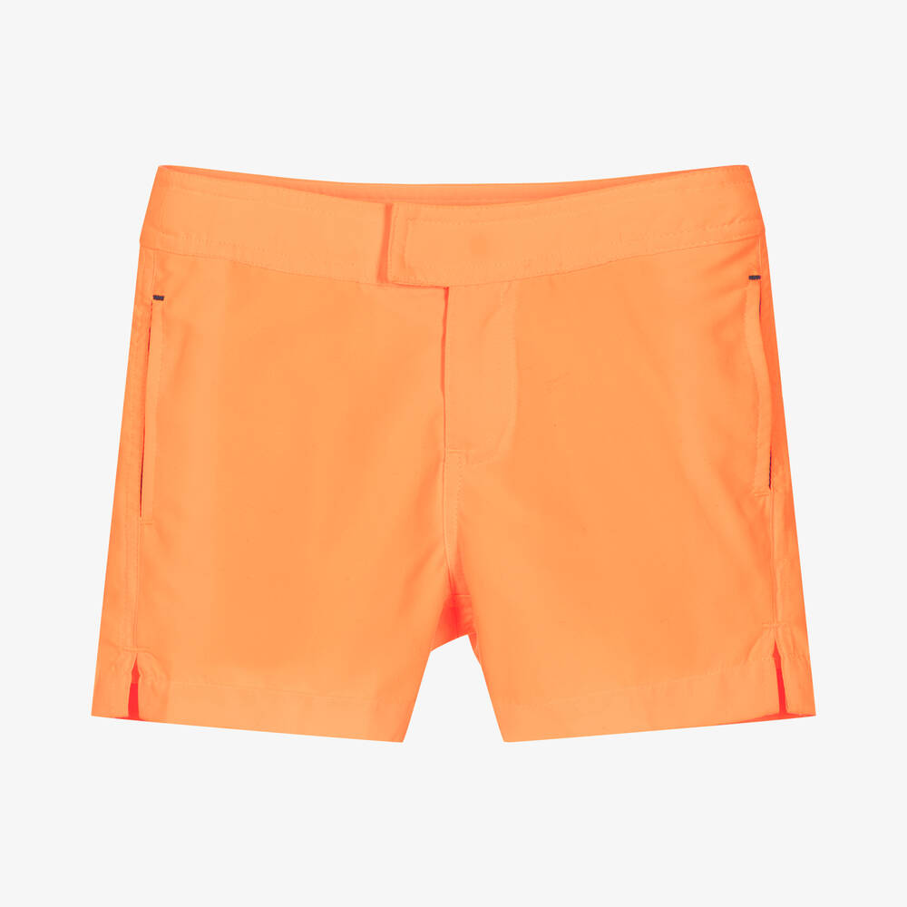Sunuva - Boys Neon Orange Swim Shorts (UPF 50+) | Childrensalon