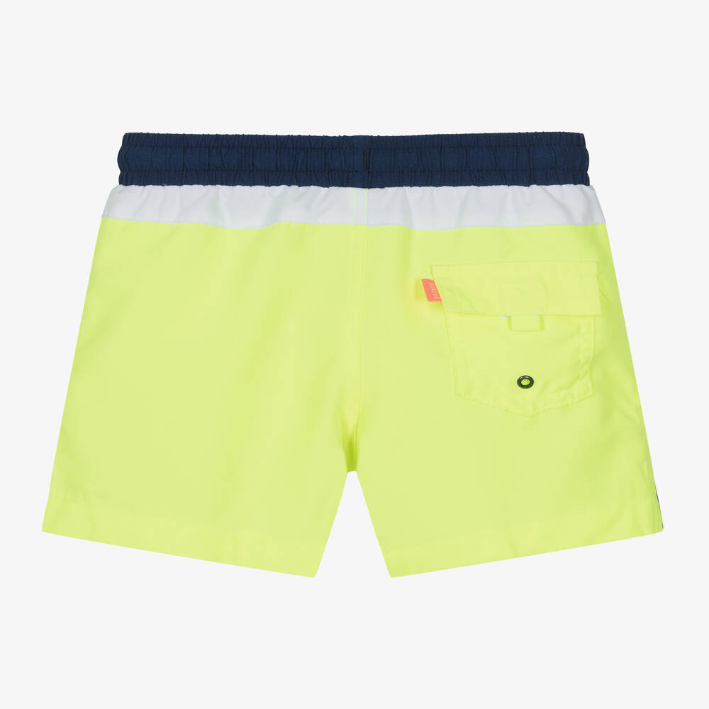 Boys neon swim shorts deals