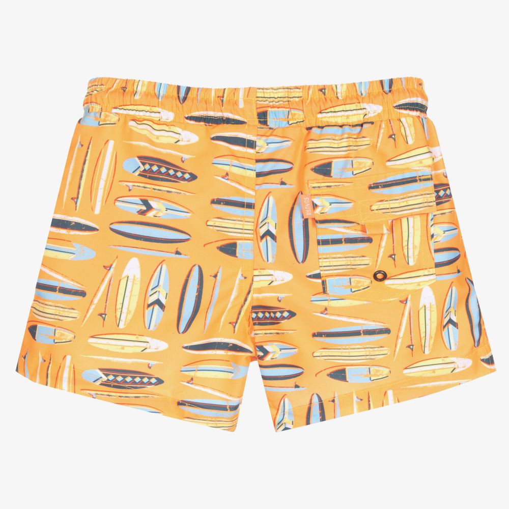 Sunuva Boys Orange Surf Swim Shorts Childrensalon Outlet