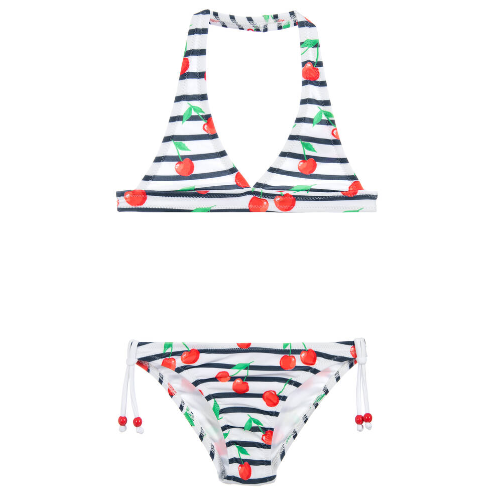 Sunuva-Cherry Print Bikini (UPF50+) | Childrensalon Outlet