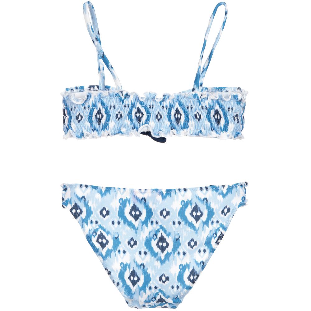 Sunuva-Girls Blue (UPF50+) 'Ikat' Bikini | Childrensalon Outlet