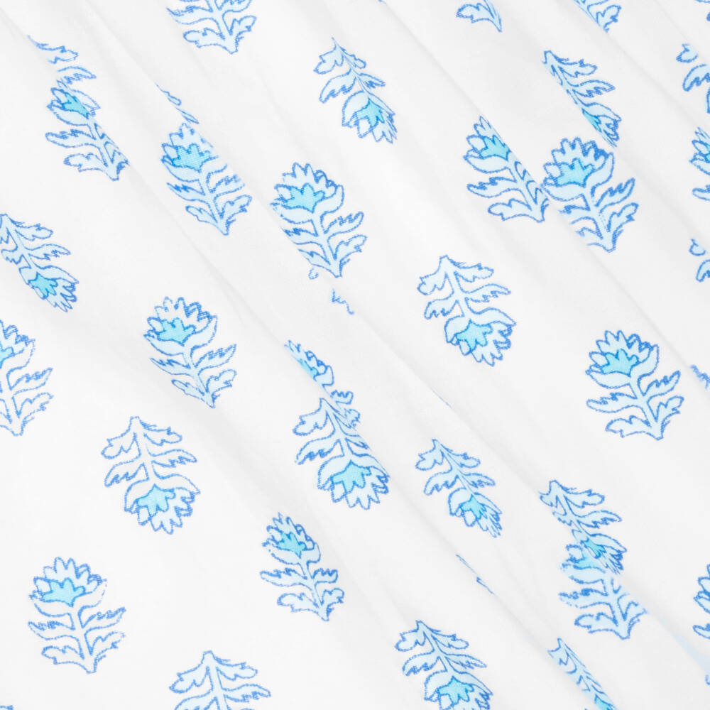 Sunuva-Girls Blue & White Cotton Sun Dress | Childrensalon Outlet