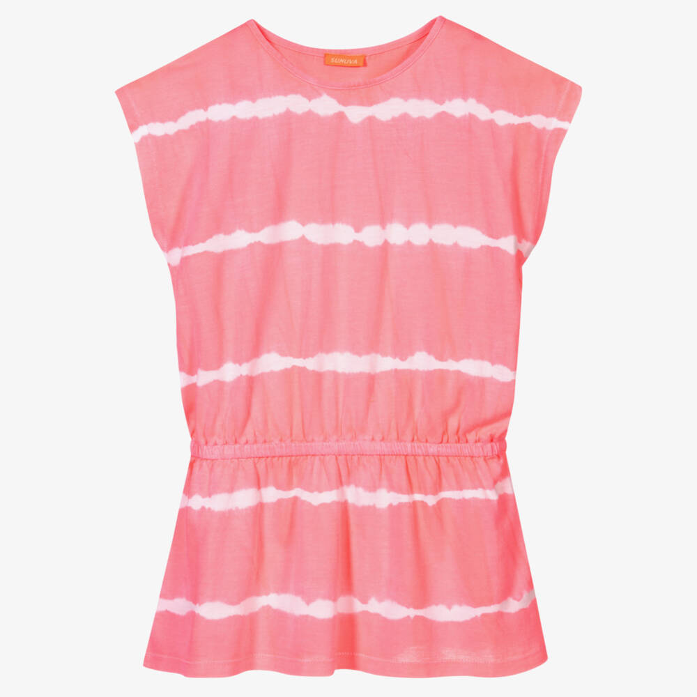 Sunuva-Girls Neon Pink Beach Dress | Childrensalon Outlet