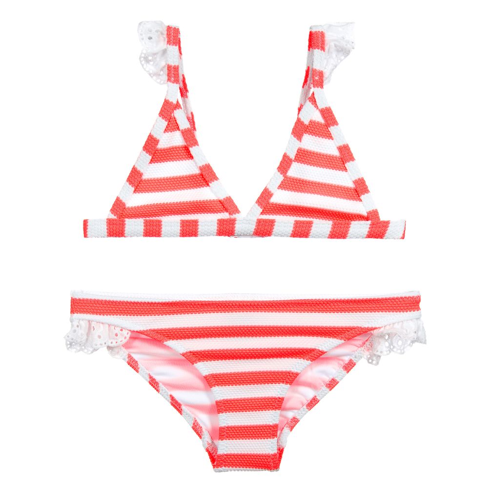 Sunuva-مايّو بيكيني لون زهري مقلم +UPF 50 | Childrensalon Outlet