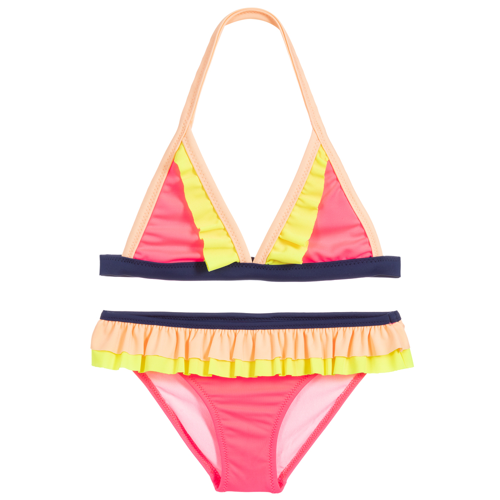 Sunuva - Girls Pink Bikini (UPF50+) | Childrensalon