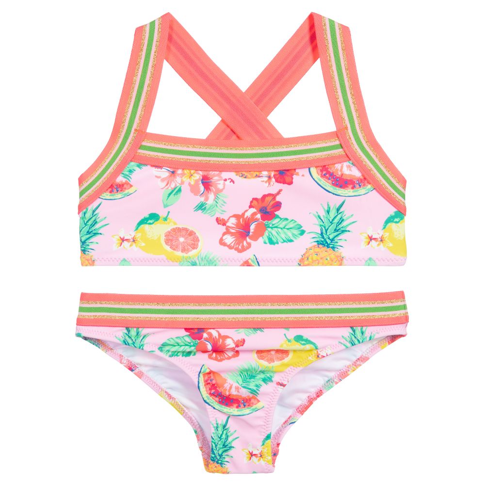 Sunuva - Girls Pink Bikini (UPF50+) | Childrensalon