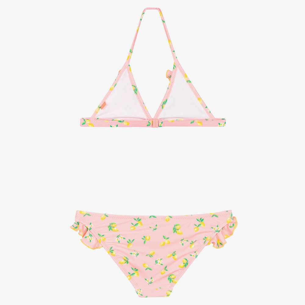 Sunuva-Girls Pink Lemon Blossom Bikini  | Childrensalon Outlet