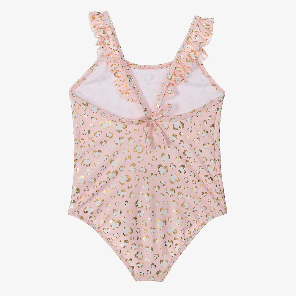 Sunuva Girls Pink Leopard Swimsuit