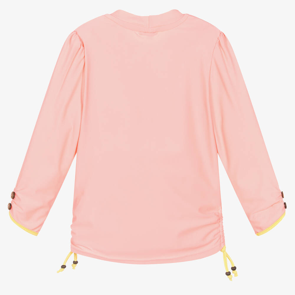 Sunuva-Girls Pink Sunshine Swim Top | Childrensalon Outlet