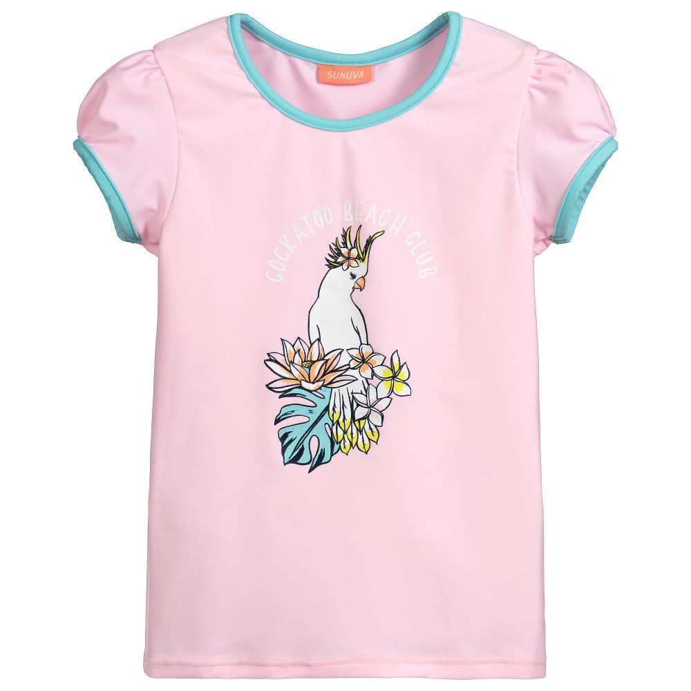 Sunuva - Girls Pink T-Shirt (UPF50+) | Childrensalon