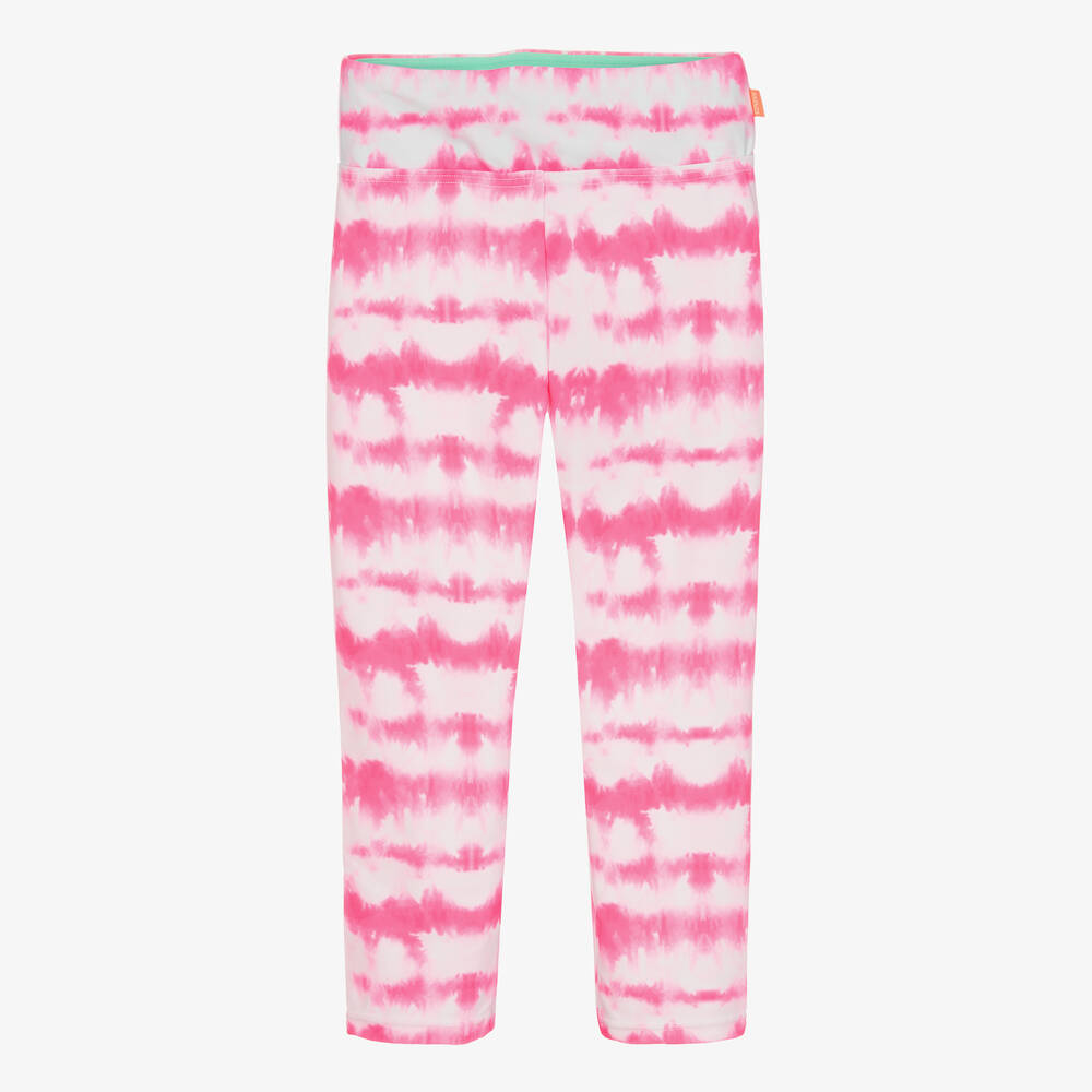 Sunuva - Girls Pink Tie-Dye Beach Leggings | Childrensalon