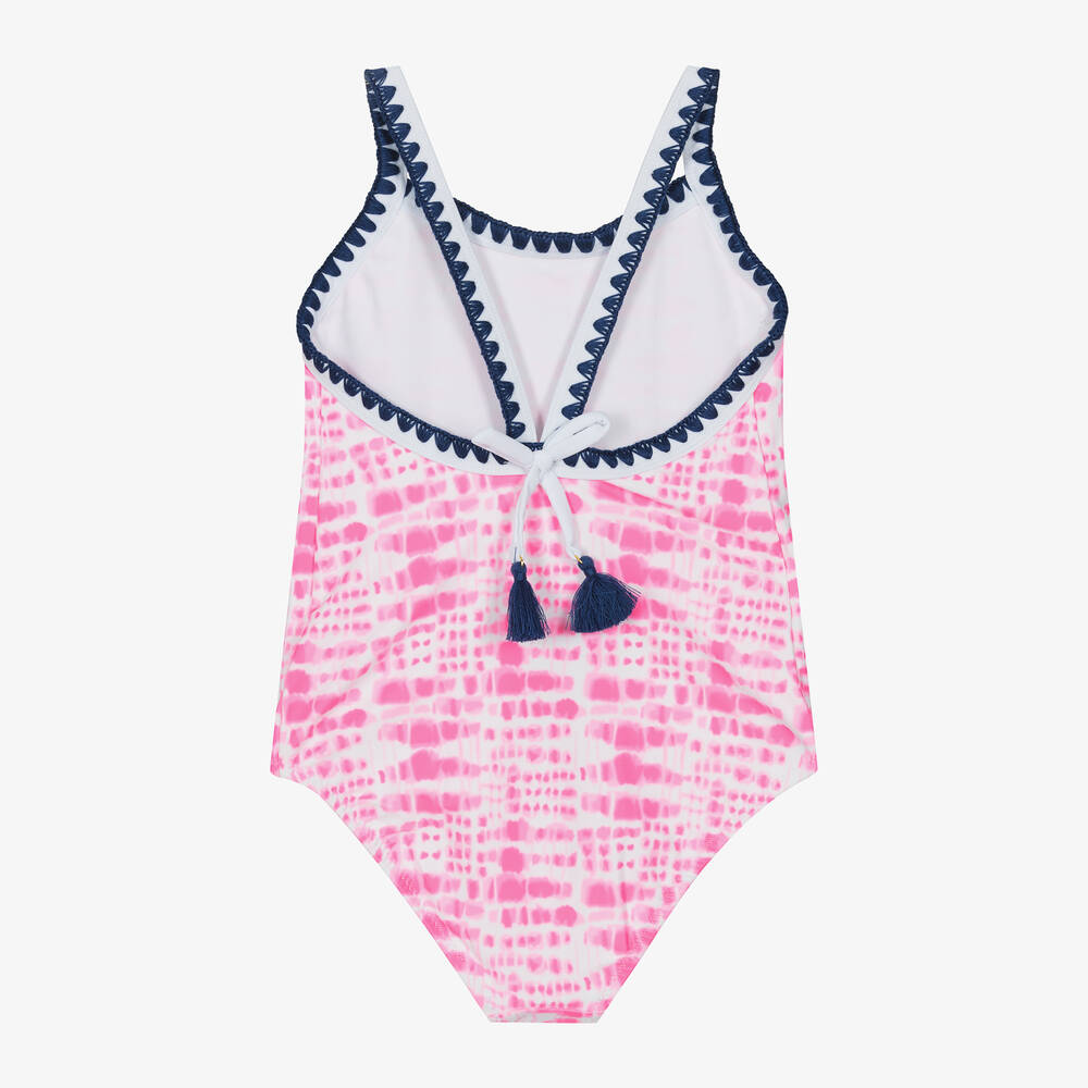 Sunuva-Girls Pink Tie-Dye Swimsuit | Childrensalon Outlet