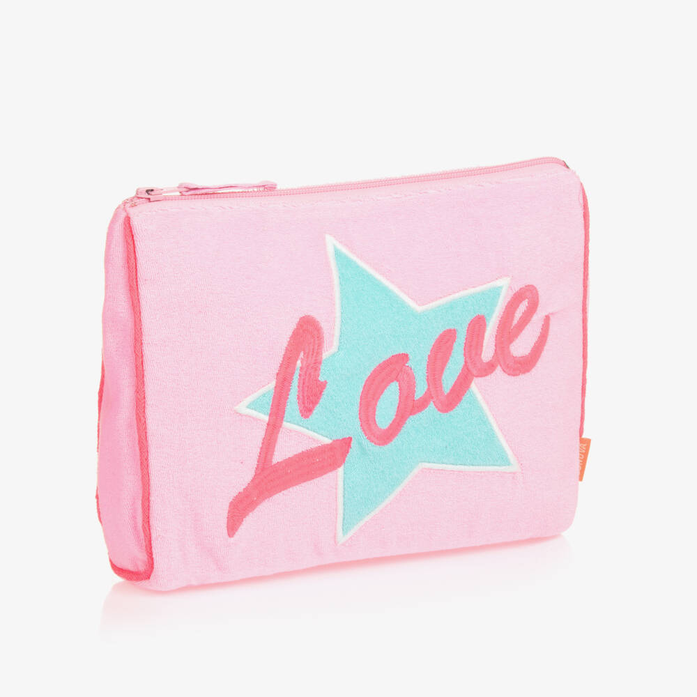 Sunuva-Girls Pink Towelling Pouch (26cm) | Childrensalon Outlet