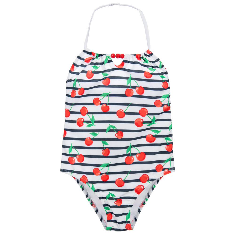 Sunuva - Girls Stripe Swimsuit (UPF50+) | Childrensalon