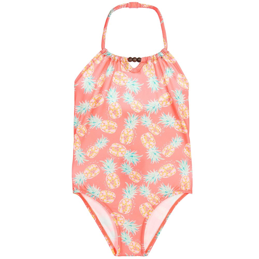 Sunuva - Girls Sun Protective (UPF50+) 'Pineapple' Swimsuit | Childrensalon