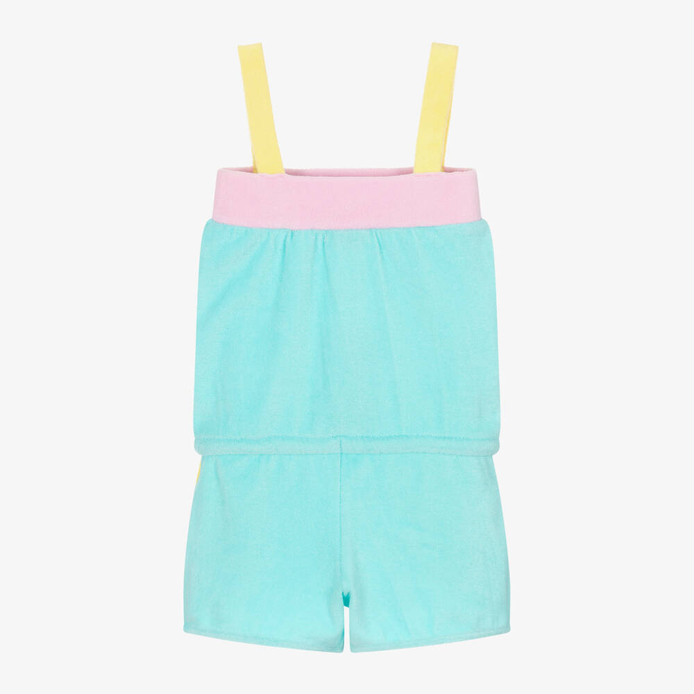 Sunuva-بلاي سوت قطن لون أزرق تركواز للبنات | Childrensalon Outlet