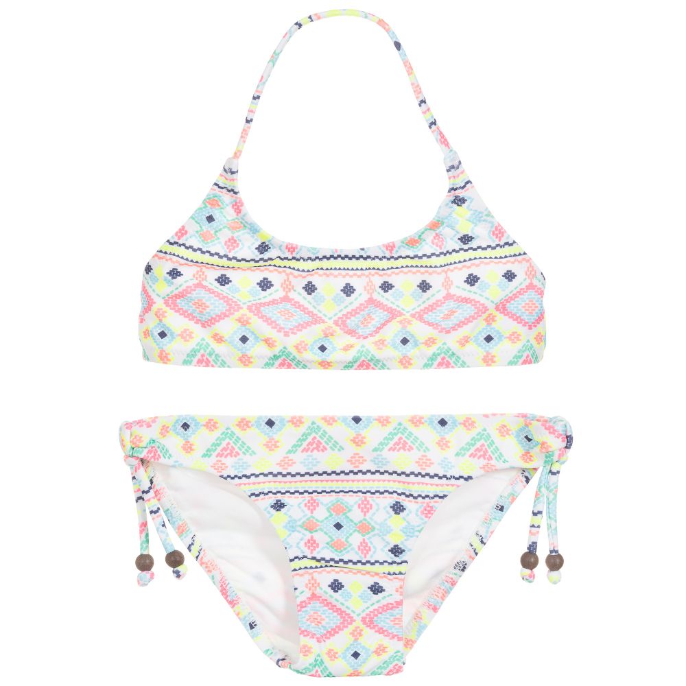 Sunuva - Girls White Bikini (UPF50+) | Childrensalon