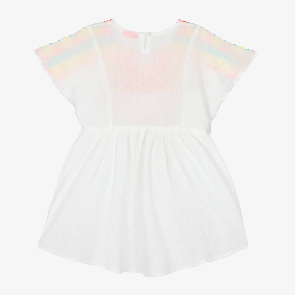 Sunuva-Girls White Embroidered Beach Dress | Childrensalon Outlet