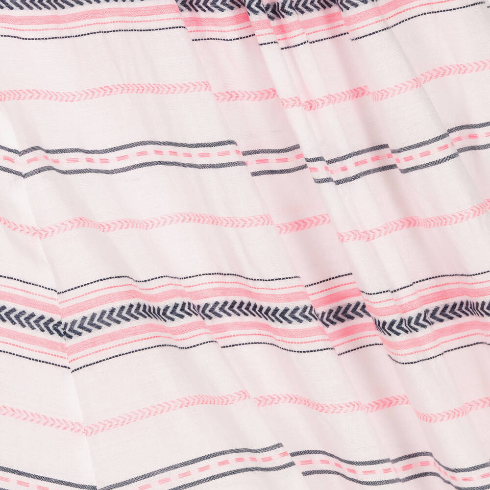 Sunuva-Girls White & Pink Striped Sun Dress | Childrensalon Outlet