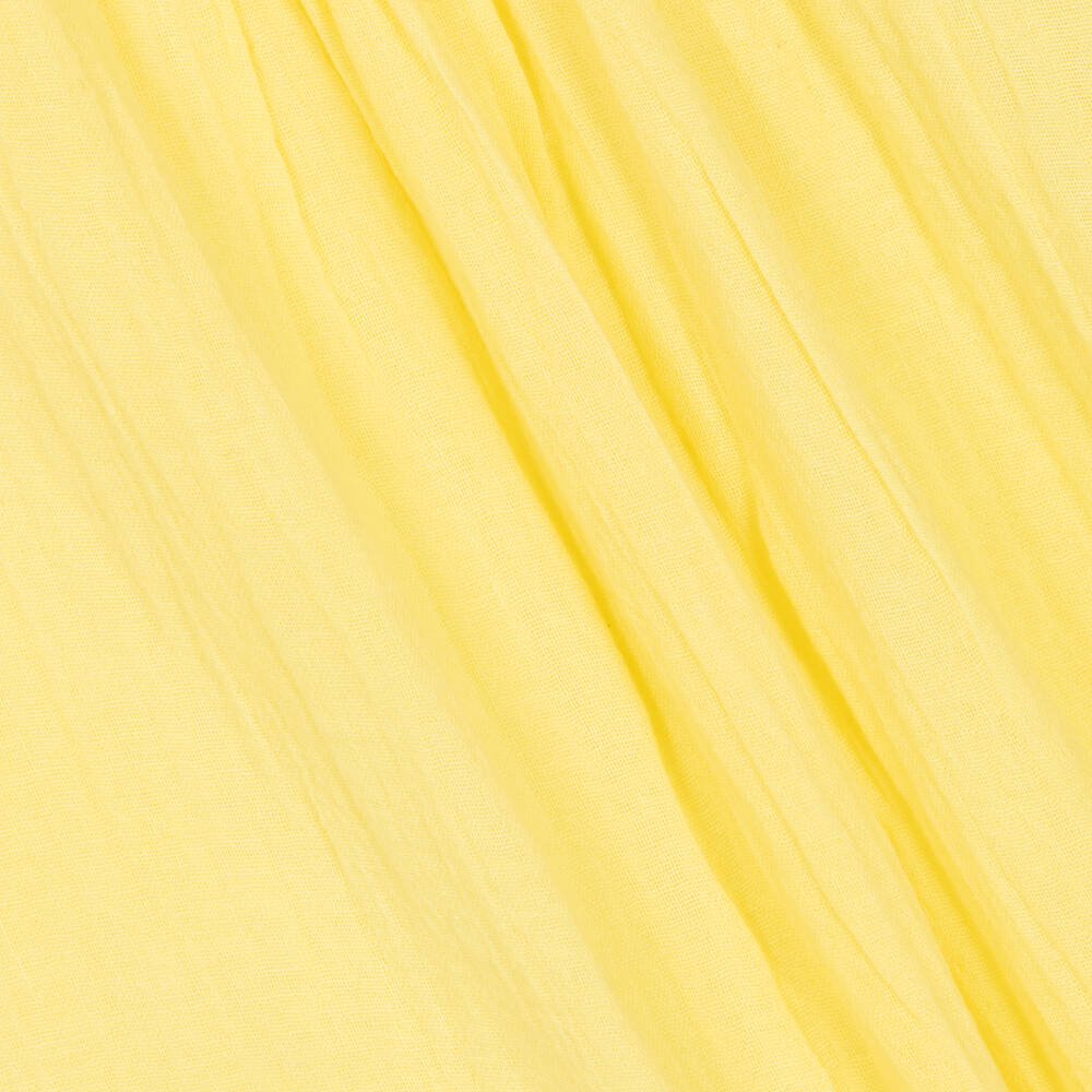Sunuva-Girls Yellow Cotton Embroidered Dress | Childrensalon Outlet