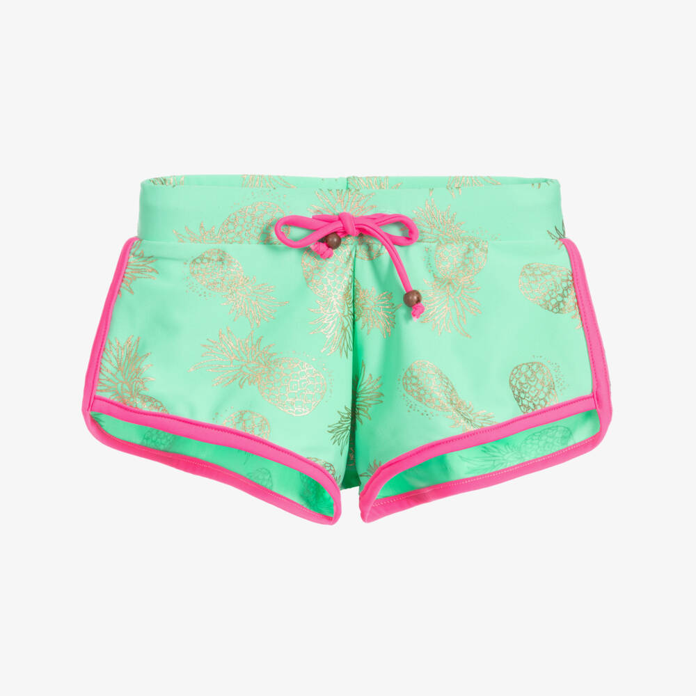 Sunuva-Green Swim Shorts (UPF50+) | Childrensalon Outlet