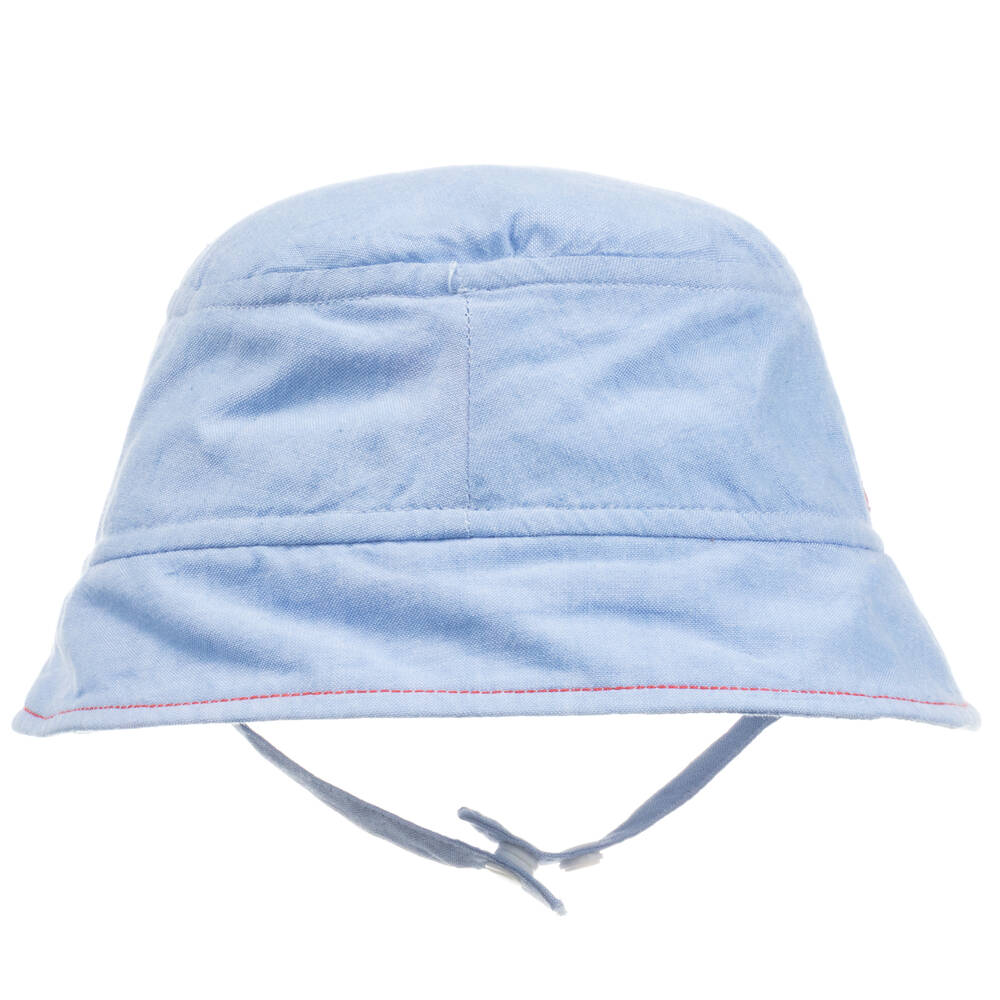 Sunuva - قبعة قطن لون أزرق للأطفال | Childrensalon