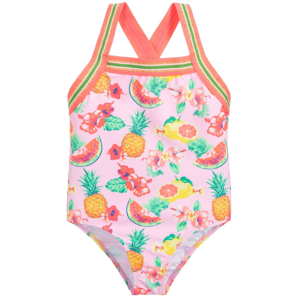 Sunuva-Pink Fruit Swimsuit (UPF50+) | Childrensalon Outlet