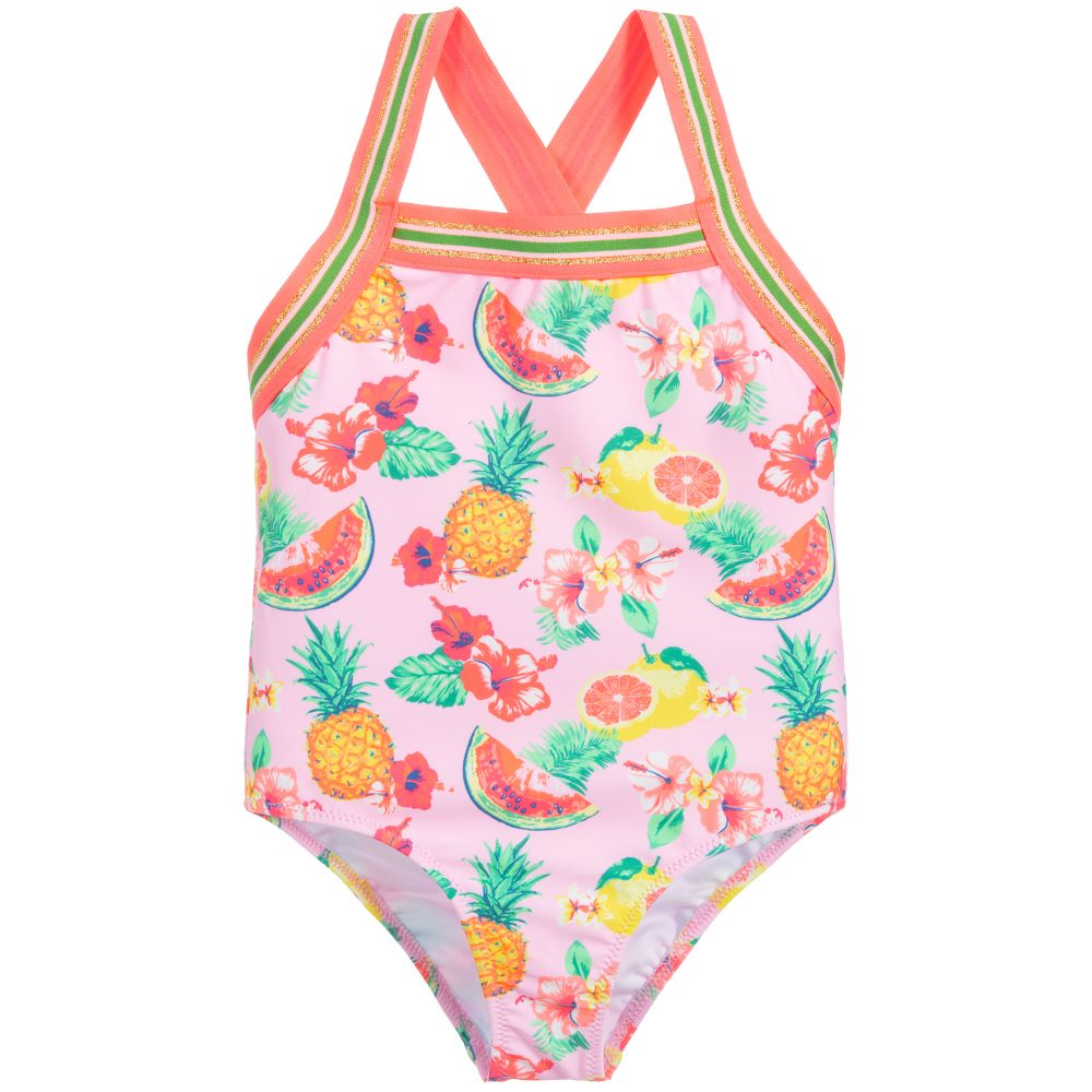 Sunuva - Pink Fruit Swimsuit (UPF50+) | Childrensalon