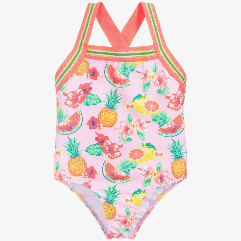 Sunuva-Pink Fruit Swimsuit (UPF50+) | Childrensalon Outlet