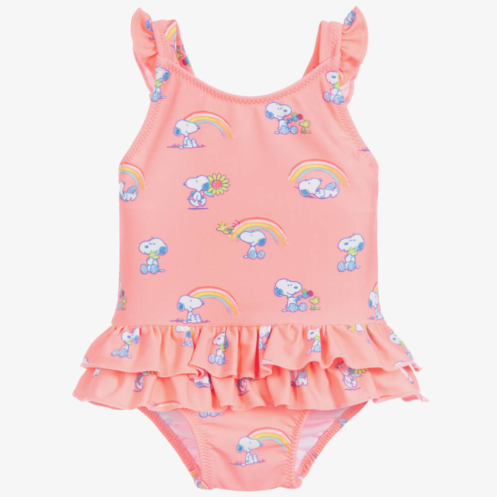 Sunuva-Pink Snoopy Swimsuit (UPF50+) | Childrensalon Outlet