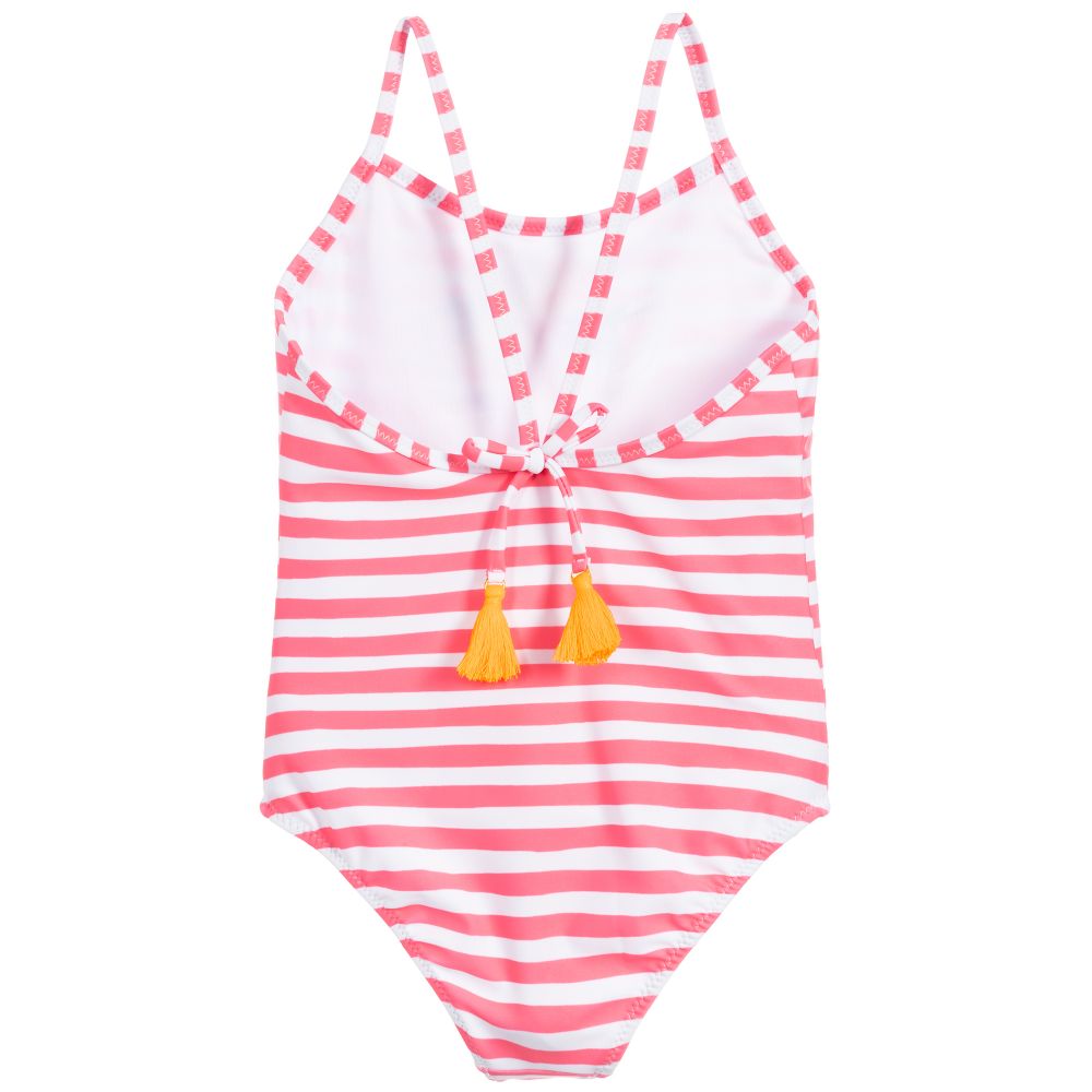 Sunuva-Pink Stripe Swimsuit (UPF50+) | Childrensalon Outlet
