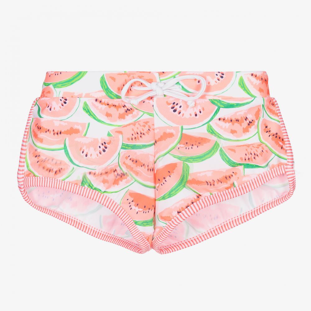 Sunuva-Pink Watermelon Swim Shorts | Childrensalon Outlet