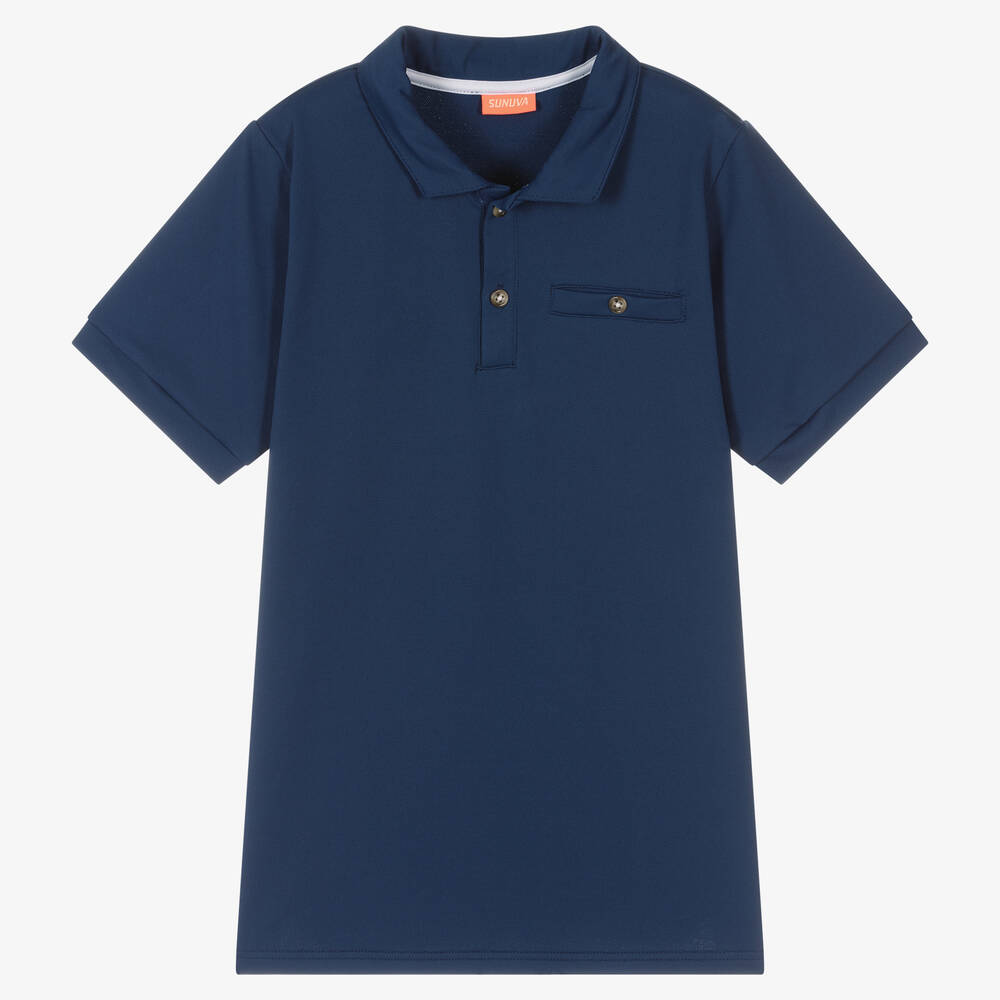 Sunuva - Синяя рубашка поло для мальчиков | Childrensalon
