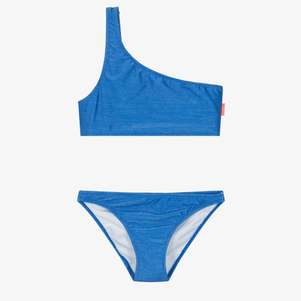 Sunuva-Teen Girls Glittering Blue Swim Set | Childrensalon Outlet