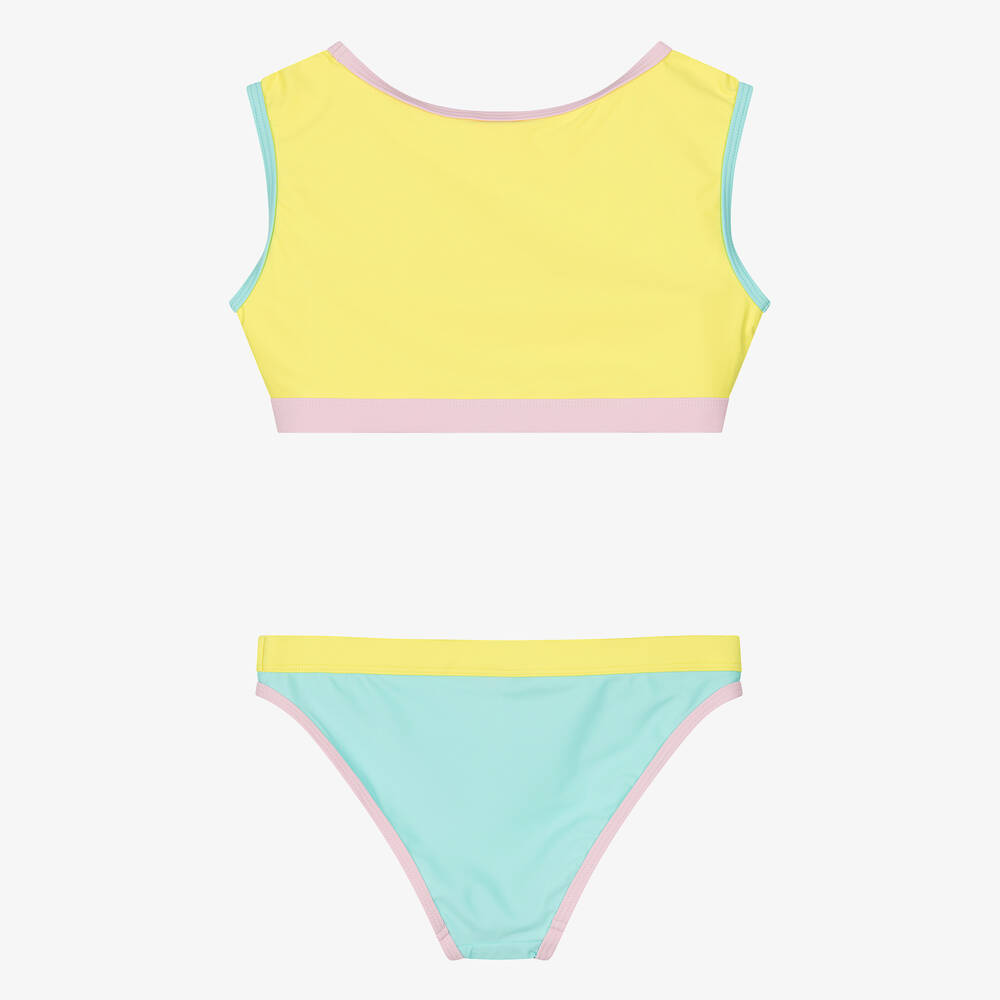 Sunuva-Teen Girls Pastel Blue Colourblock Bikini | Childrensalon Outlet