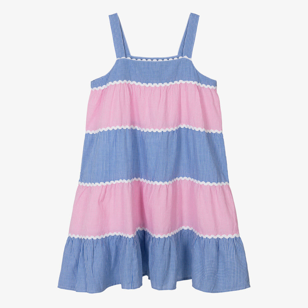 Sunuva-Teen Girls Pastel Gingham Sundress | Childrensalon Outlet