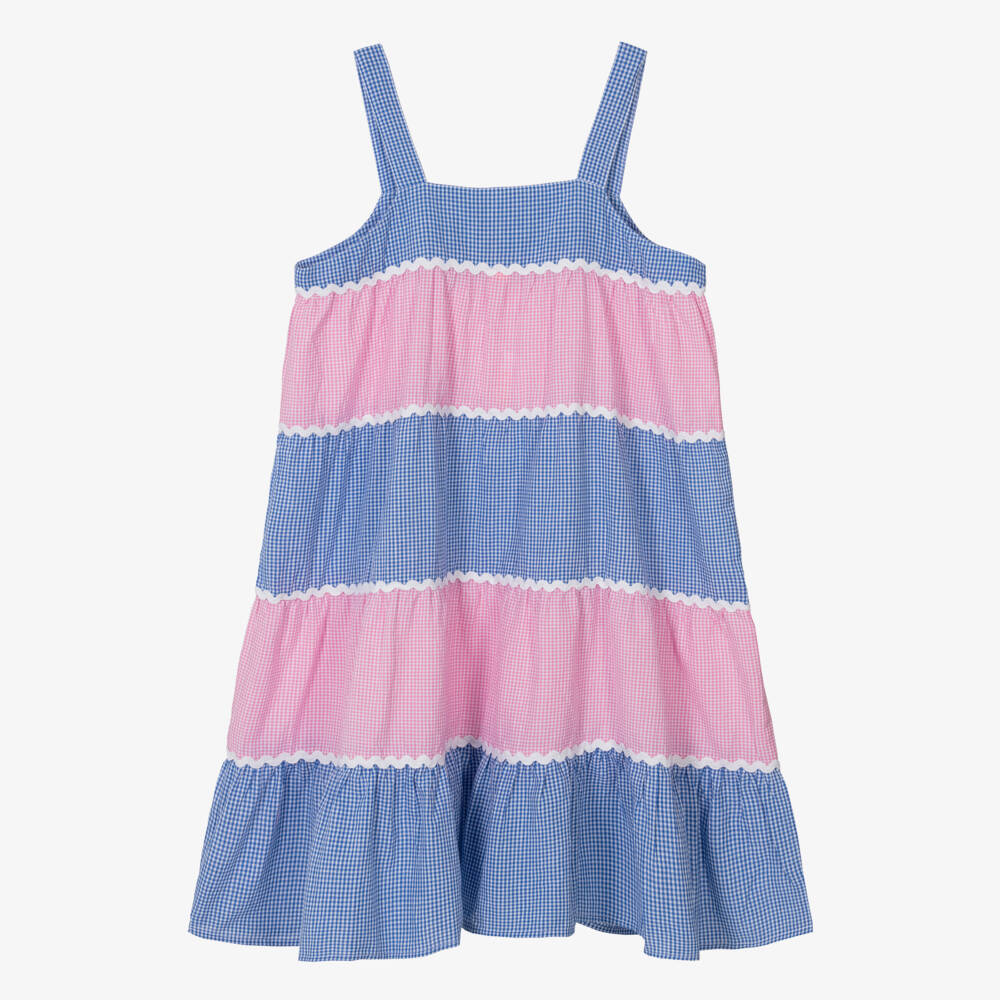 Sunuva-Teen Girls Pastel Gingham Sundress | Childrensalon Outlet