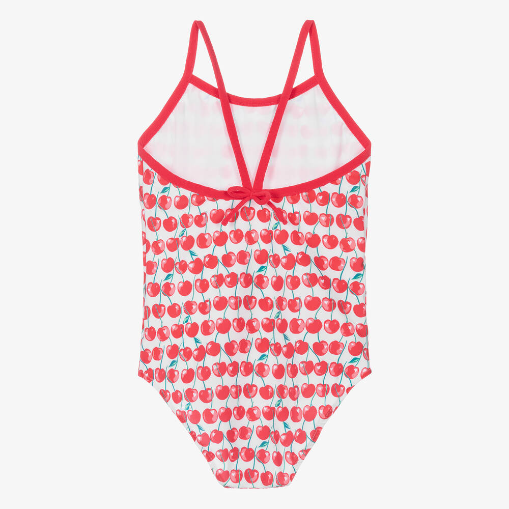 Sunuva-Teen Girls Red Cherry-Print Swimsuit | Childrensalon Outlet