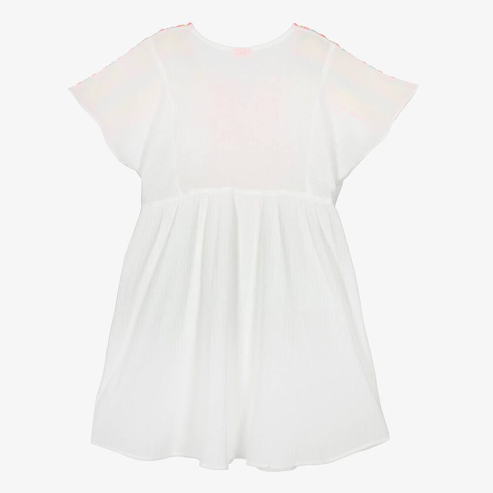 Sunuva Teen Girls White Embroidered Beach Dress Childrensalon Outlet