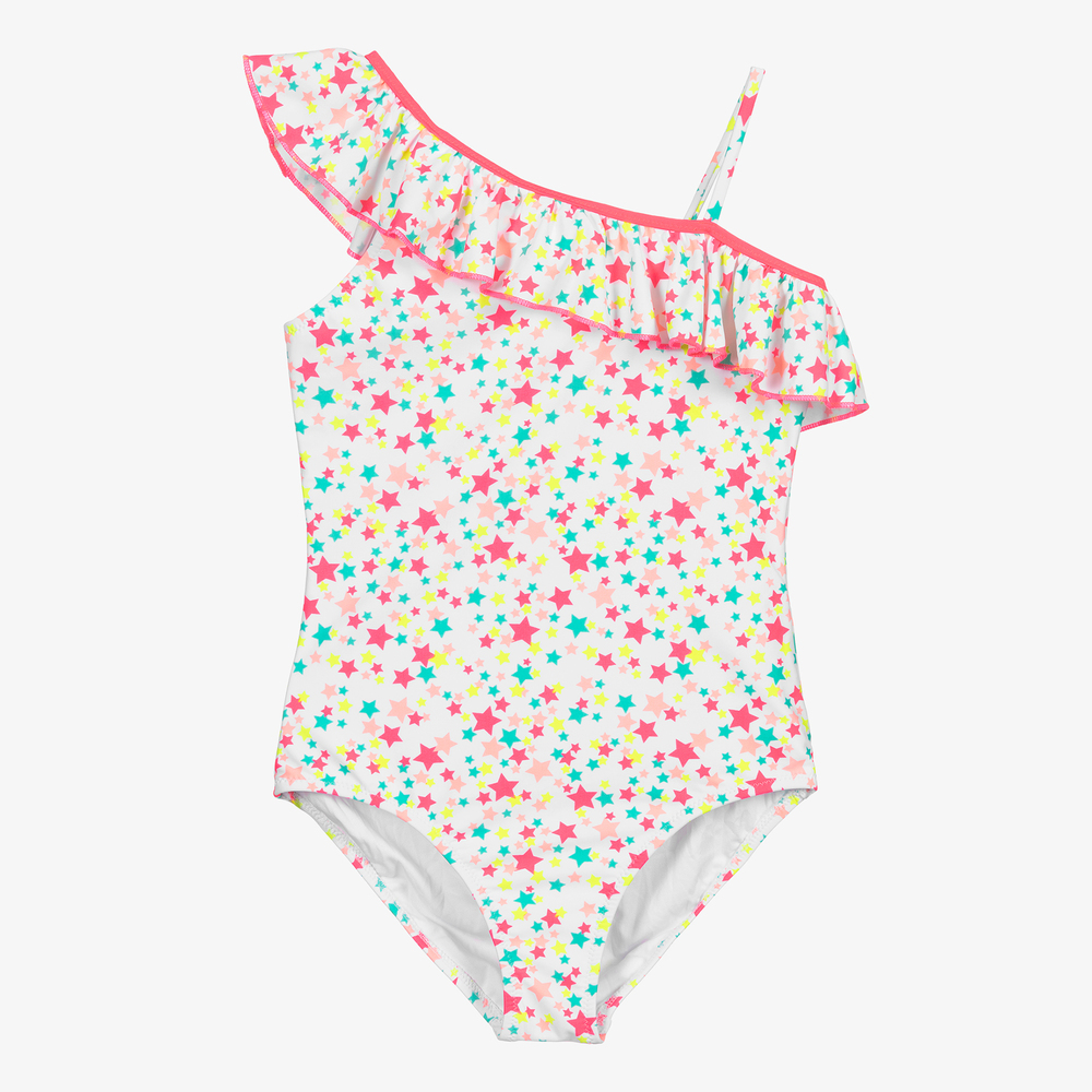 Sunuva - Teen White & Pink Swimsuit | Childrensalon