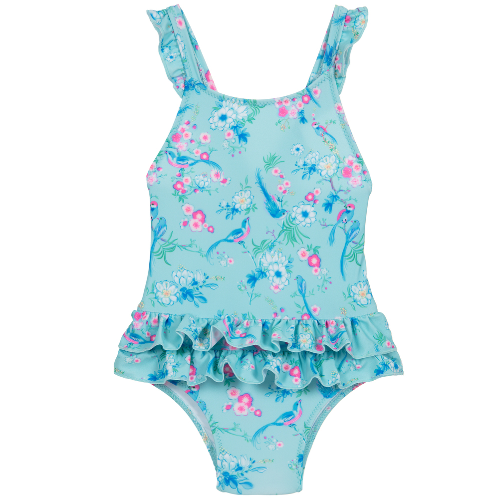 Sunuva - Turquoise Swimsuit (UPF50+) | Childrensalon