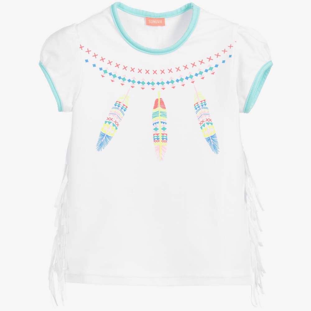 Sunuva-White Baby T-Shirt (UPF50+) | Childrensalon Outlet