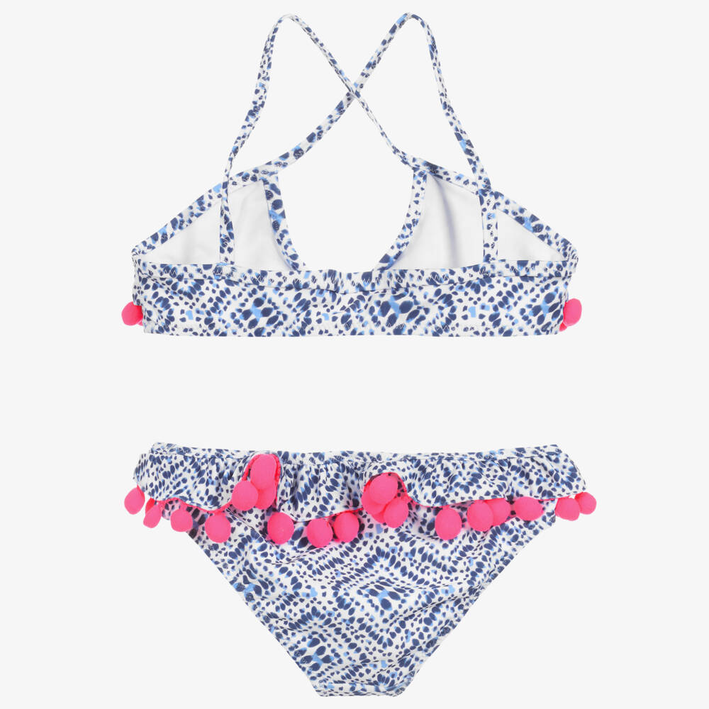 Sunuva-White & Blue Bikini (UPF50+) | Childrensalon Outlet