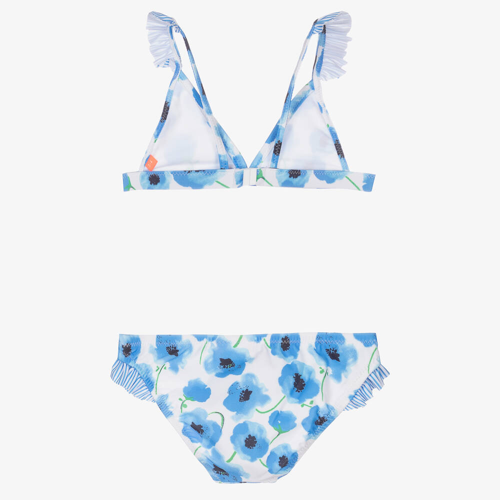Sunuva-Белое бикини с голубыми цветами | Childrensalon Outlet