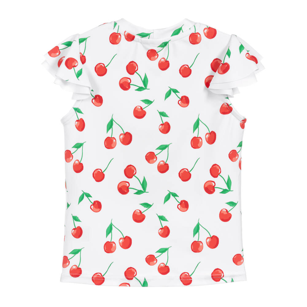Sunuva-White Cherry Top (UPF50+) | Childrensalon Outlet