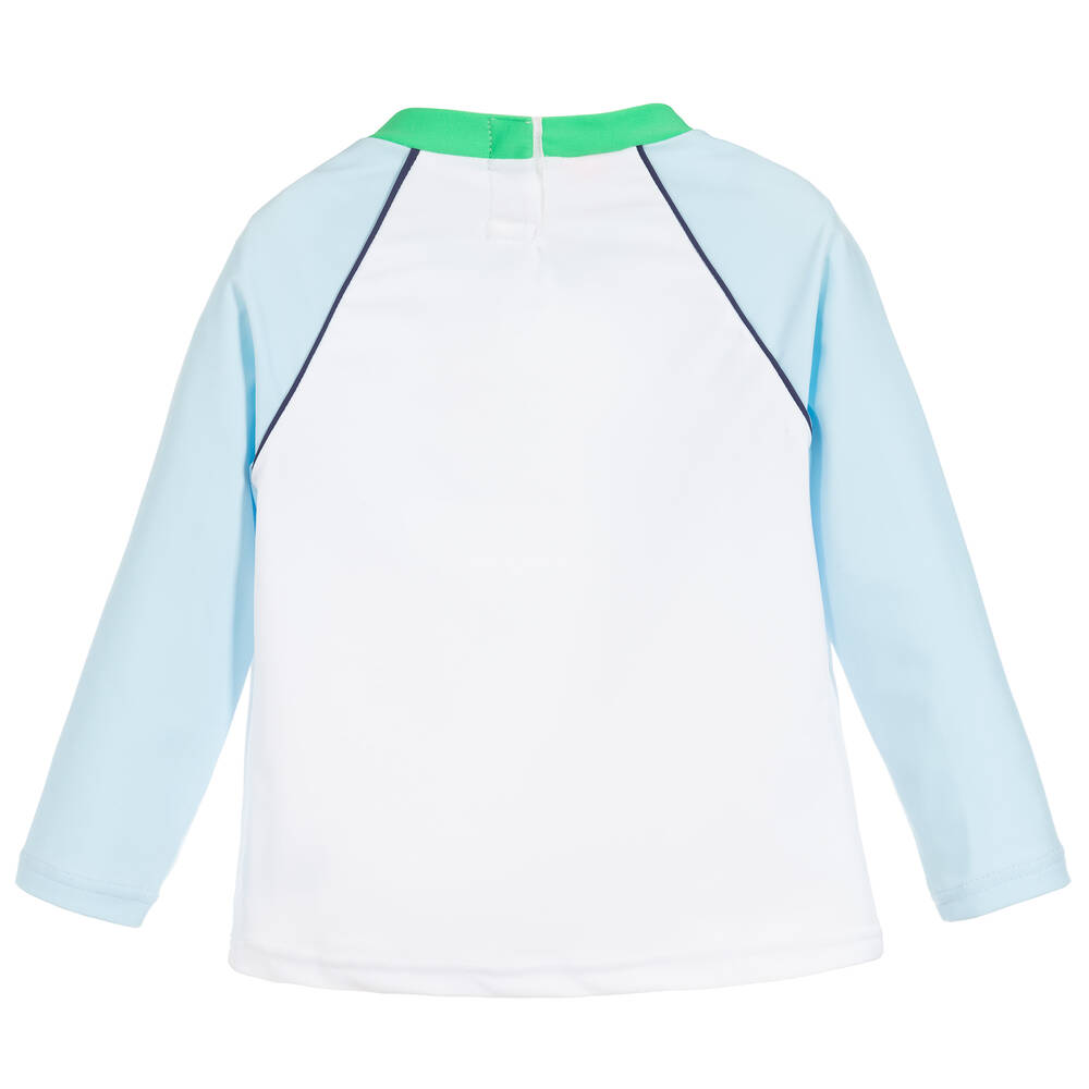 Sunuva-White Protective Top (UPF50+) | Childrensalon Outlet